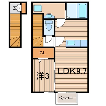 原ノ町駅 徒歩30分 2階の物件間取画像